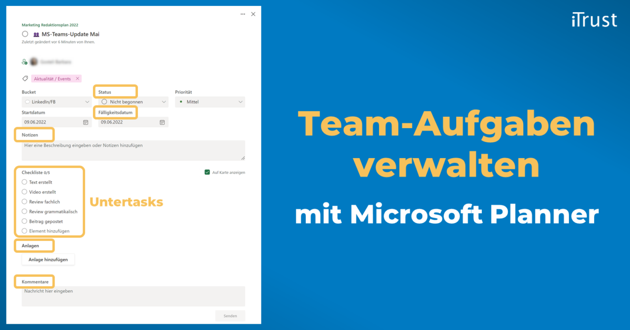 Microsoft To Do und Planner: Aufgaben verwalten ganz einfach | iTrust AG