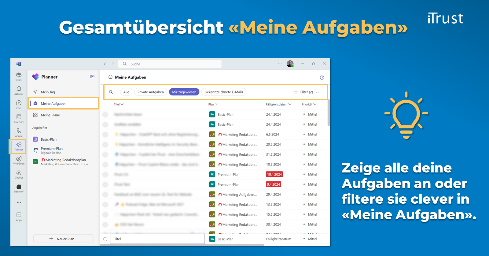 Der neue Microsoft Planner - Meine Aufgaben