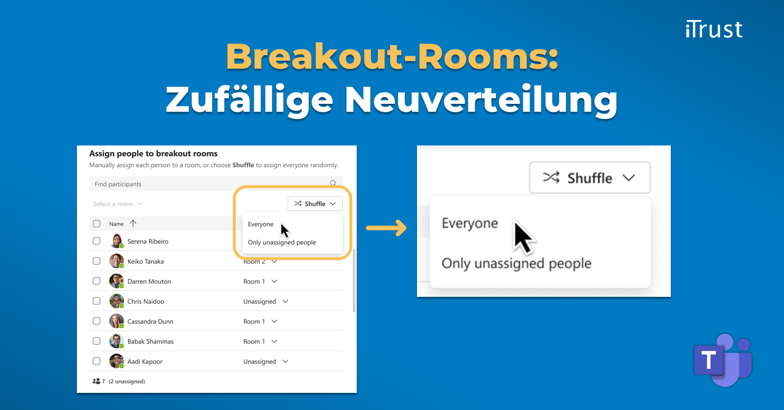 MS TeaMS Teams Update Juni 2023 Breakout Roomsms Update Juni 2023 Neuverteilung Breakout Rooms MS Teams Update Juni 2023 Breakout Rooms