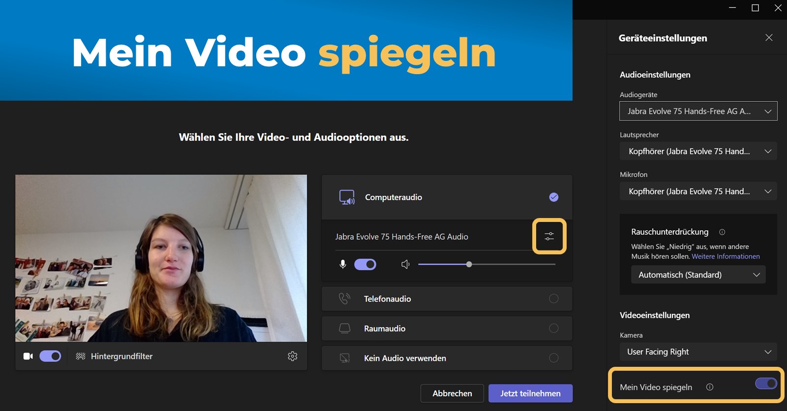Was ist neu in Microsoft Teams - Januar 2022 - Mein Video spiegeln Was ist neu in Microsoft Teams - Januar 2022 - Mein Video spiegeln