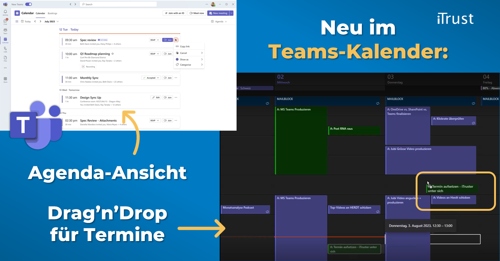 Microsoft-Teams-Update: Neu im Teams-Kalender