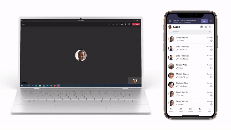 Was ist neu in MS Teams - Juli 2021 - Gerätewechsel bei Telefonaten