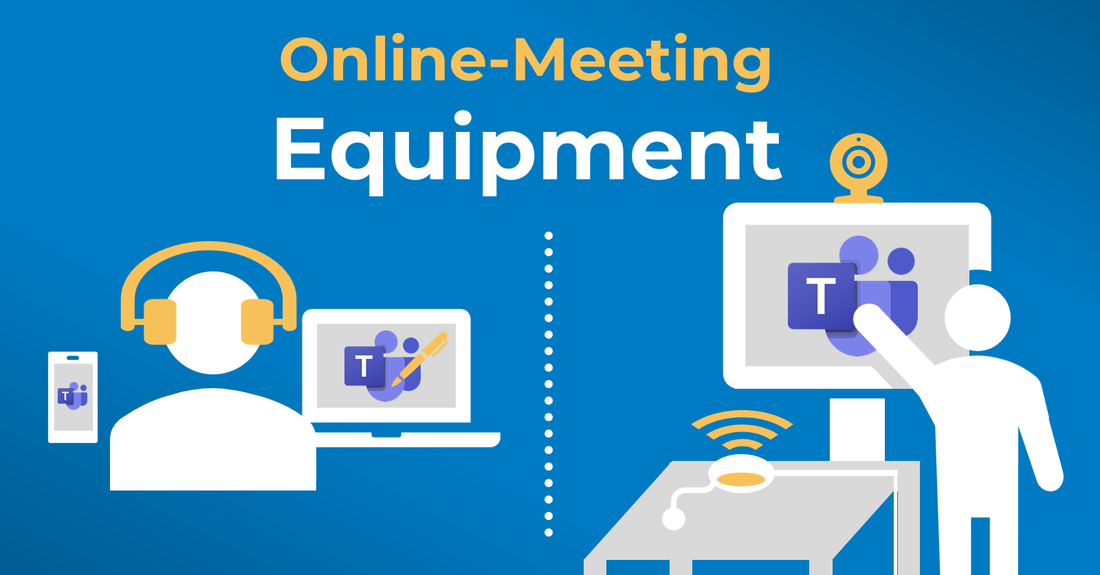 Online-Meeting-Equipment - persönliche Ausrüstung vs. Sitzungszimmerausrüstung