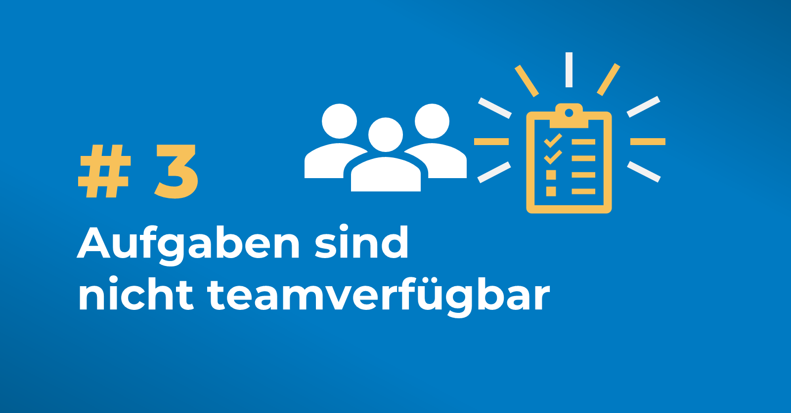 Task-Management - Aufgaben sind nicht teamverfügbar