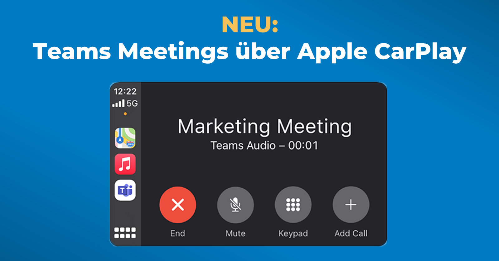Was ist neu in Microsoft Teams - September 2021 - Apple CarPlay Was ist neu in Microsoft Teams - September 2021 - Apple CarPlay