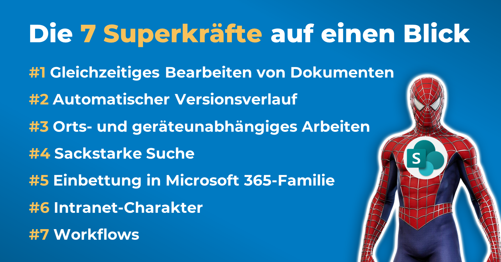 7 Superkräfte von SharePoint in der Übersicht